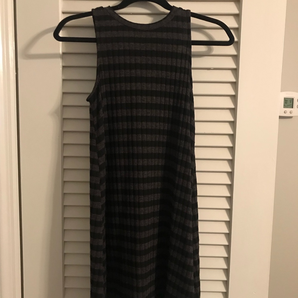 casual stripped dress